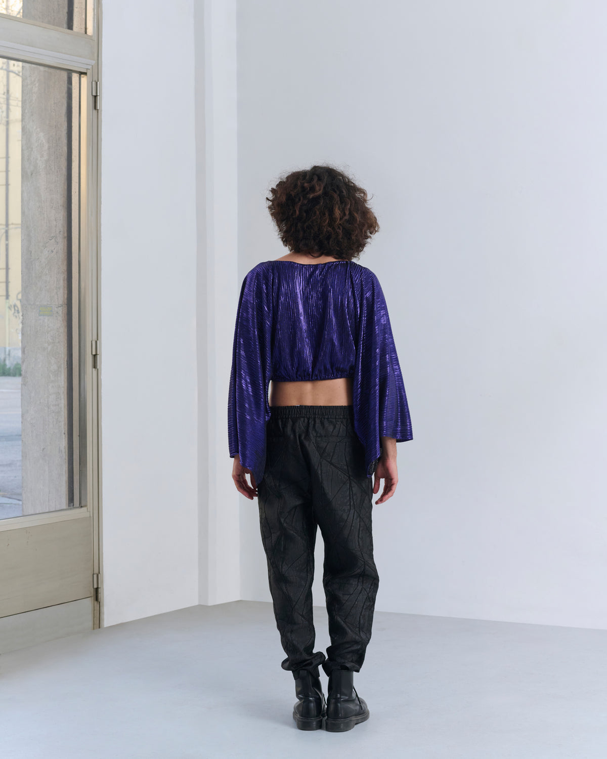 Pantalone Broccato in Seta