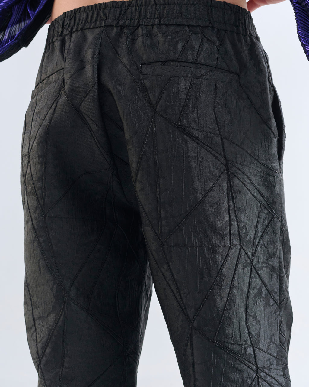 Pantalone Broccato in Seta