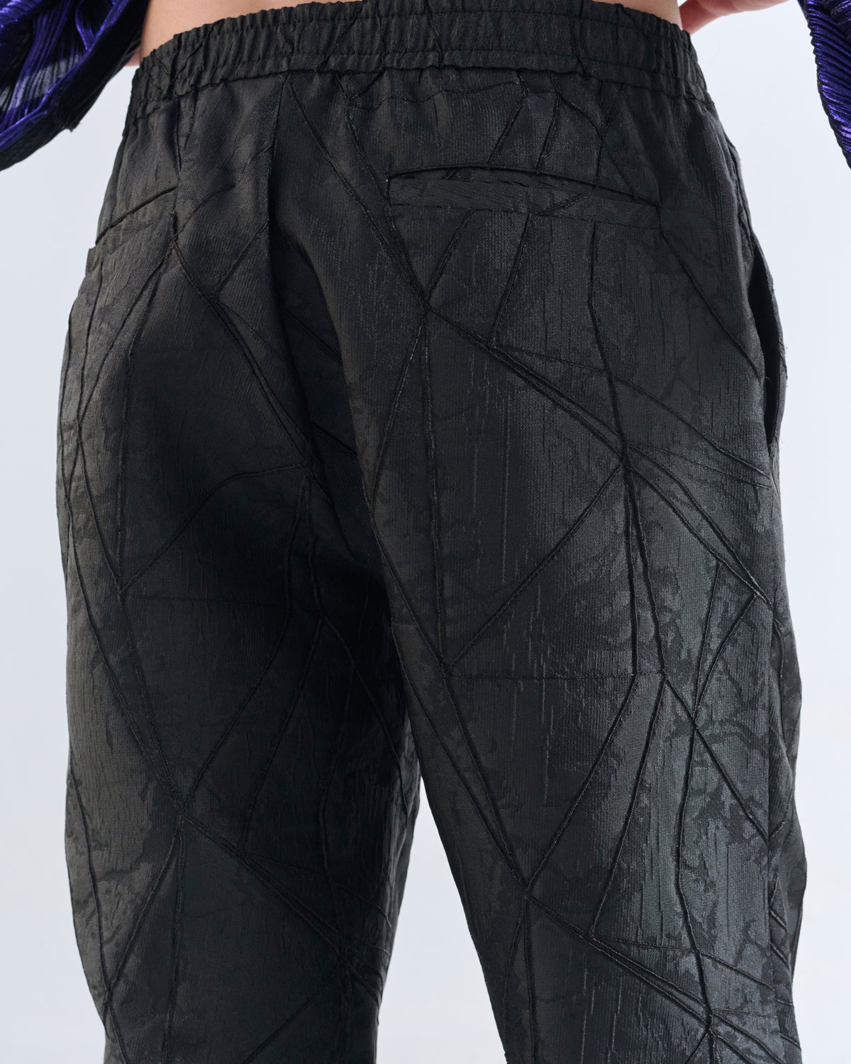 Pantalone Broccato in Seta