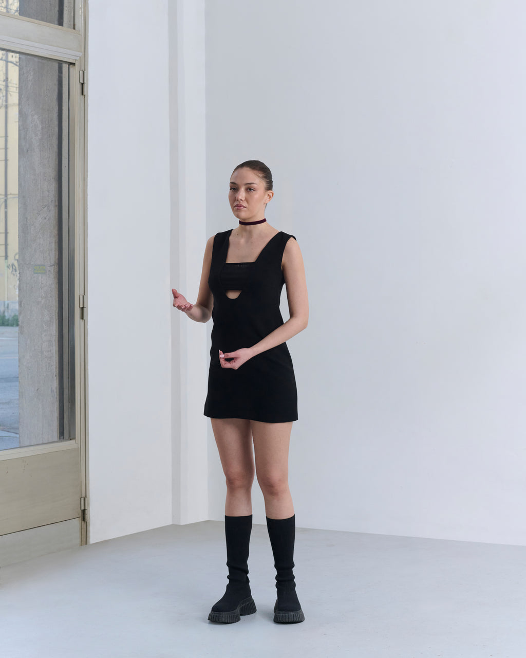 Abito Cut Out Mini