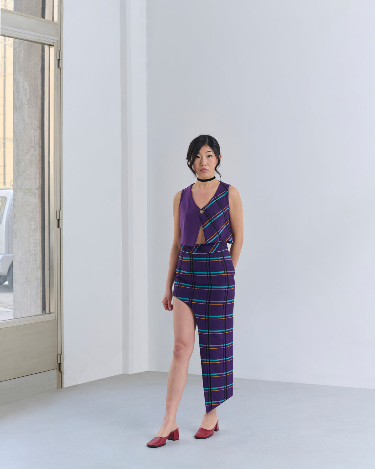 Tailleur con Gonna Asimmetrica