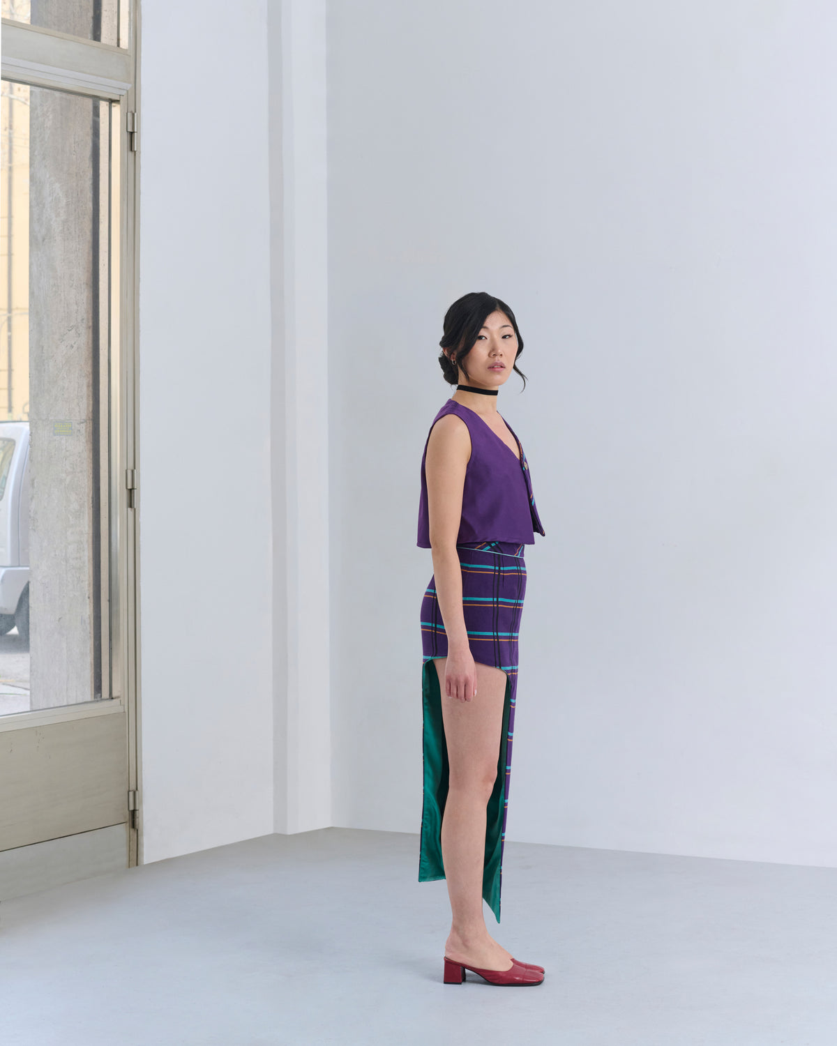 Tailleur con Gonna Asimmetrica
